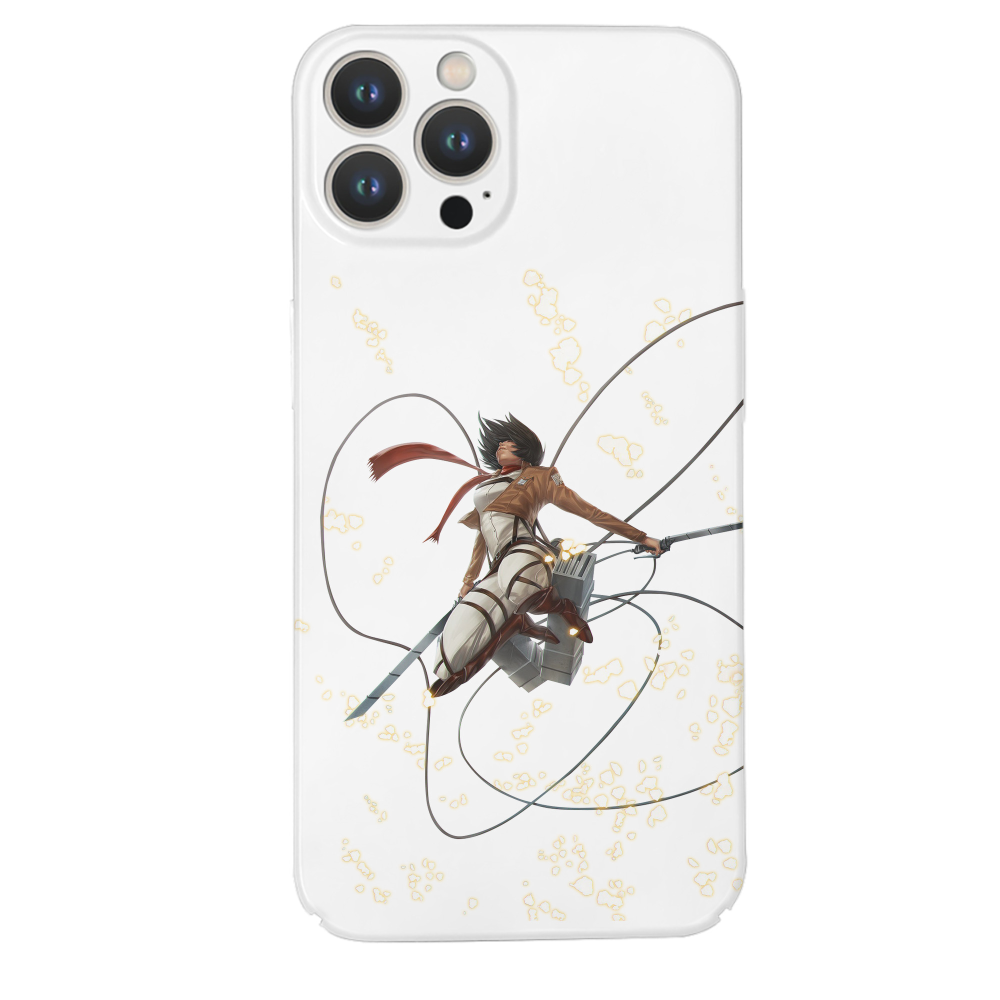 （画像用） 進撃の巨人 ミカサ·アッカーマン Attack on Titan Mikasa Ackerman 【iPhone 14シリーズ対応】ハードケース